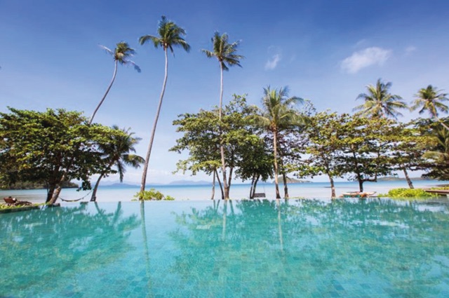 Pool vom Mira Montra Resort auf Koh Mak