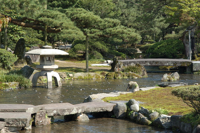 Kenroku-en Garten in Kanazawa